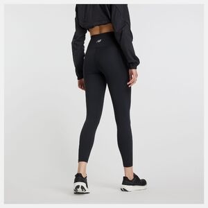 New Balance NB Harmony Pocket Leggings Black 7/8 High Rise Workout Tight Size M